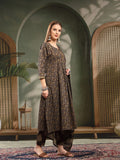 Women’s Ethnic Motif Printed Pure Cotton Pleated Kurta Set with Trousers & Dupatta